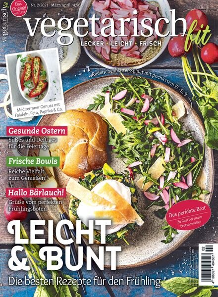 vegetarisch fit – 10 Februar 2021 Cover