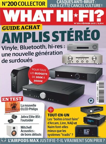 What Hifi France – fevrier 2021 Cover