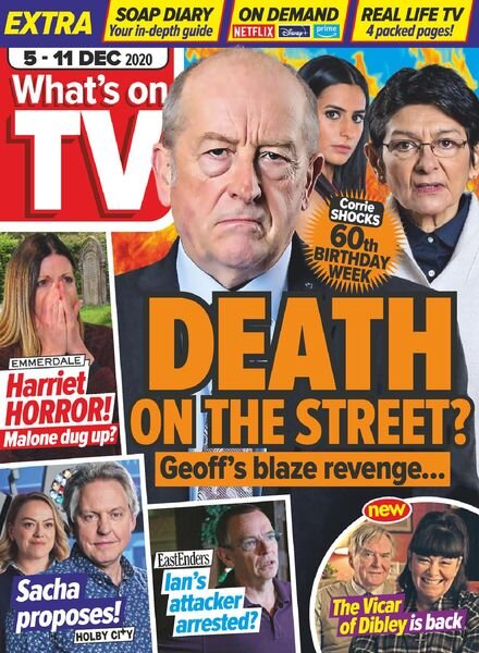 What’s on TV – 05 December 2020 Cover