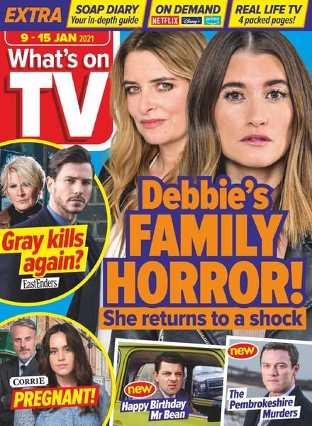 What’s on TV – 09 January 2021 Cover