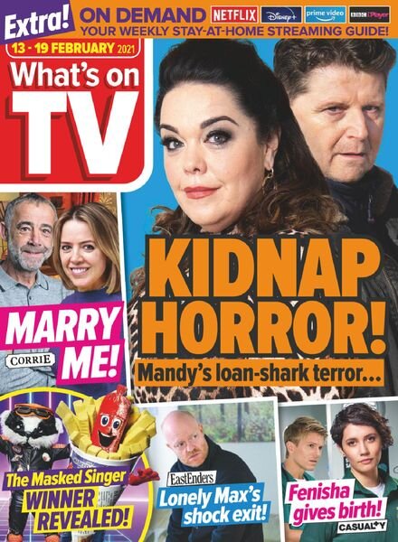 What’s on TV – 13 February 2021 Cover
