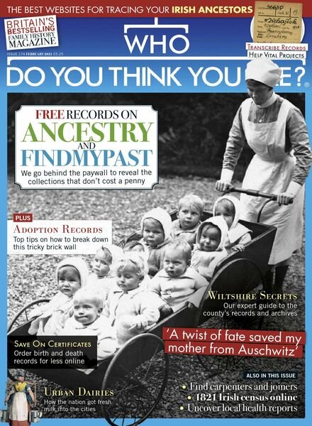 Who Do You Think You Are – February 2021 Cover