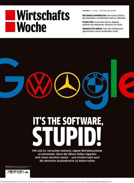 Wirtschaftswoche – 05 Februar 2021 Cover