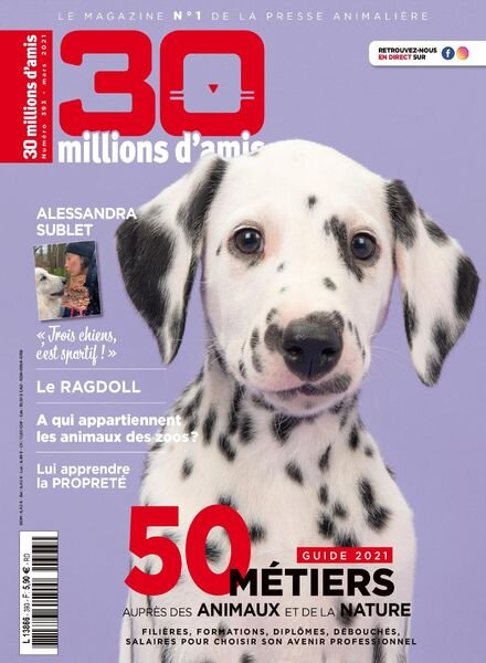 30 Millions d’Amis – Mars 2021 Cover