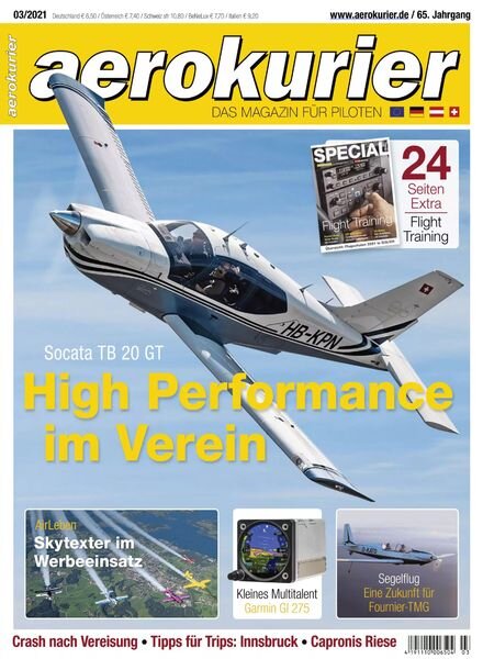 Aerokurier Germany – Marz 2021 Cover