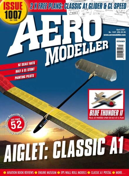 Aeromodeller – Issue 1007 – April 2021 Cover