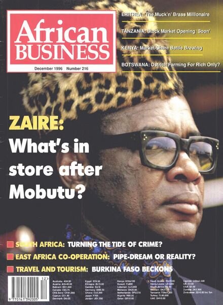 African Business English Edition – December 1996 Cover