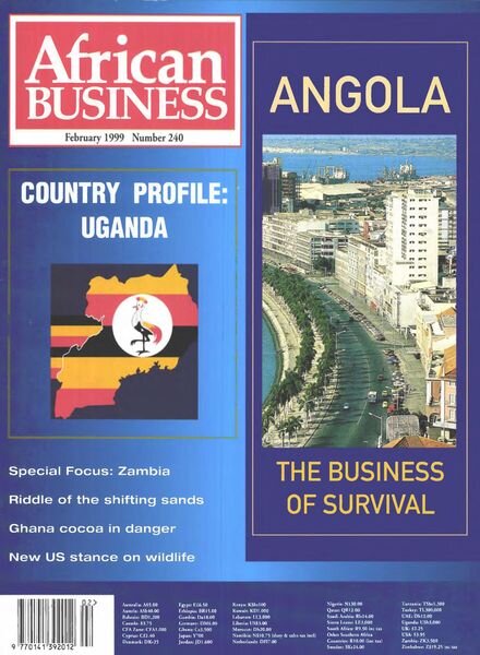 African Business English Edition – February 1999 Cover