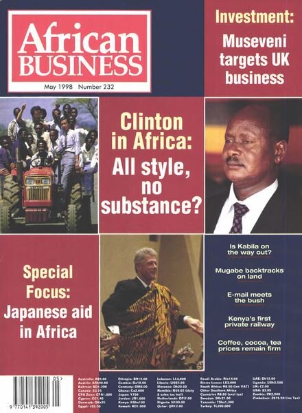 African Business English Edition – May 1998 Cover