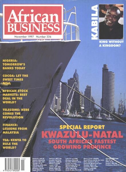 African Business English Edition – November 1997 Cover