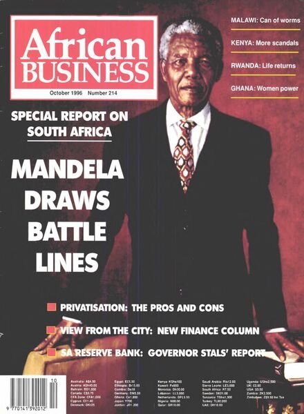 African Business English Edition – October 1996 Cover