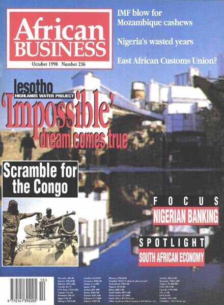 African Business English Edition – October 1998 Cover