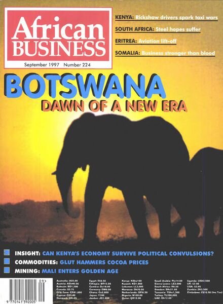 African Business English Edition – September 1997 Cover