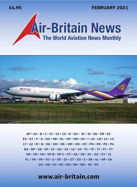 Air-Britain News – February 2021 Cover