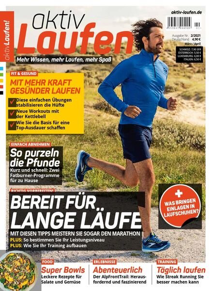Aktiv Laufen – Marz-April 2021 Cover