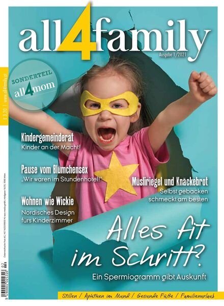 all4family – Marz 2021 Cover