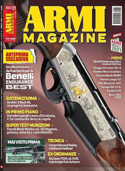 Armi Magazine – Aprile 2021 Cover