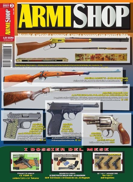 Armi Shop – Marzo 2021 Cover