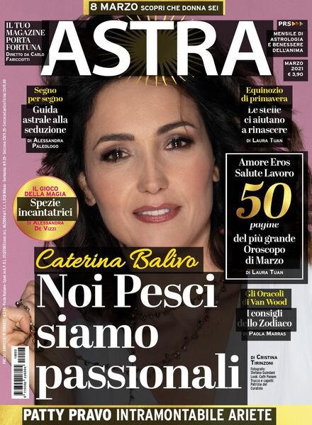 Astra – Marzo 2021 Cover