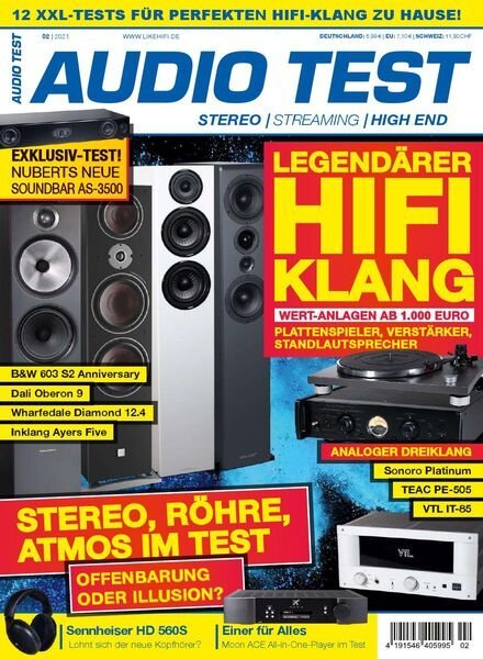 Audio Test – Nr.2 2021 Cover