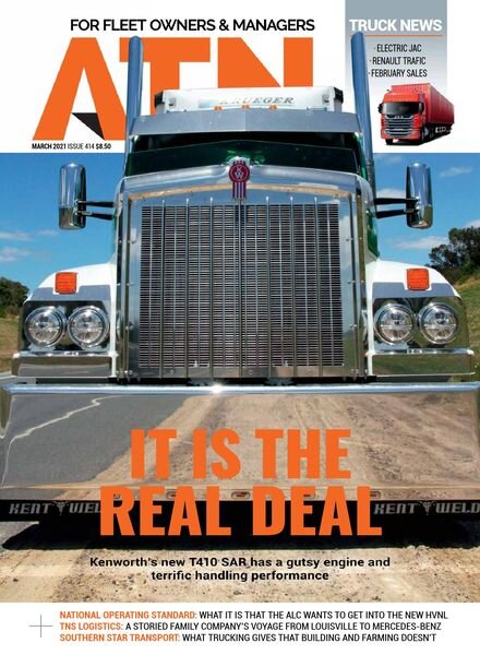 Australasian Transport News ATN – March 2021 Cover