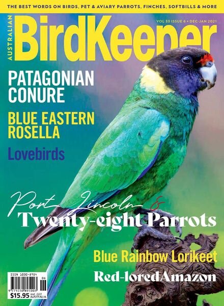 Australian Birdkeeper – December 2020 – January 2021 Cover
