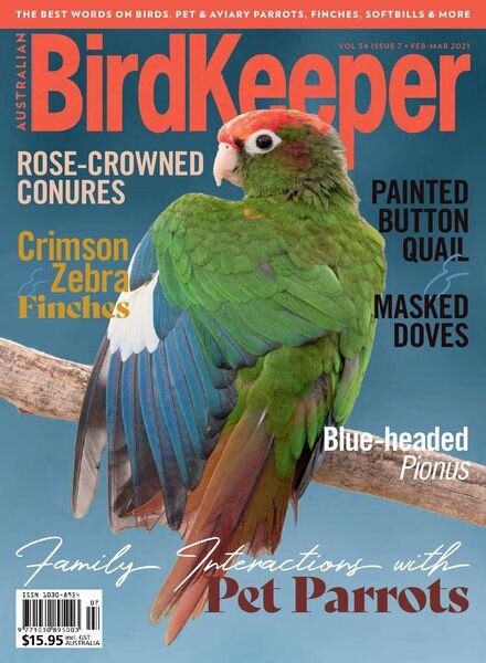 Australian Birdkeeper – February-March 2021 Cover