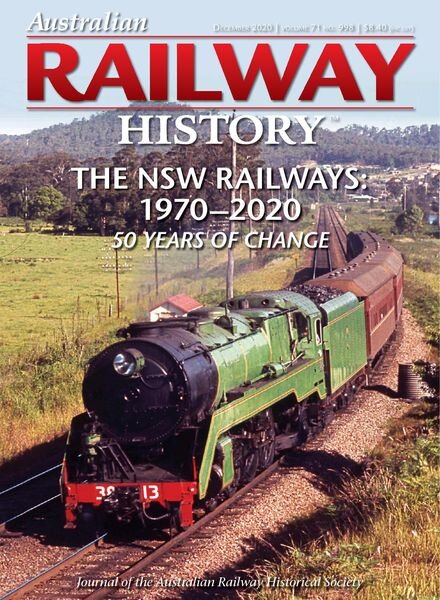 Australian Railway History – Issue 998 – December 2020 Cover