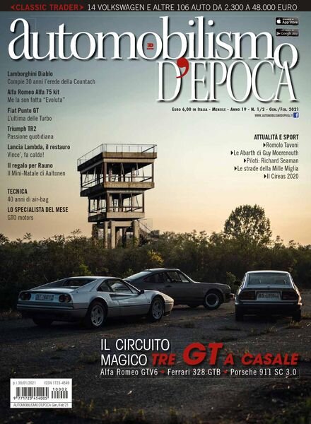 Automobilismo d’Epoca – Febbraio 2021 Cover