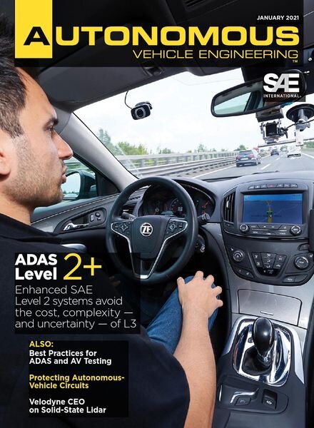 Autonomous Vehicle Engineering – January 2021 Cover
