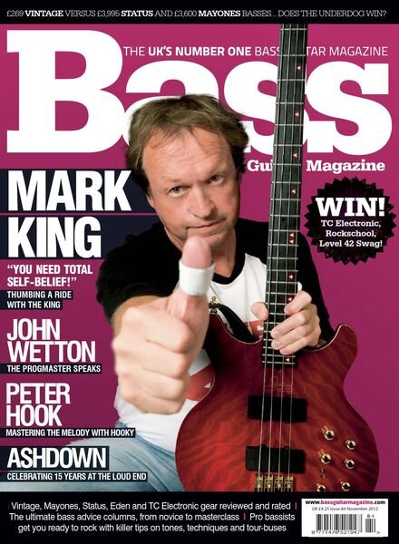 Bass Player – Issue 84 – November 2012 Cover