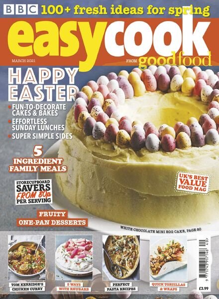 BBC Easy Cook UK – March 2021 Cover