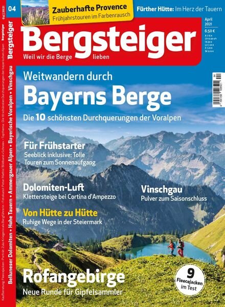 Bergsteiger – April 2021 Cover