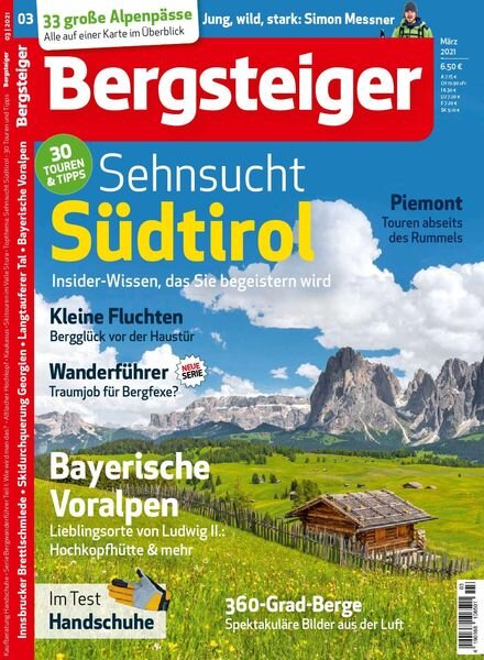 Bergsteiger – Marz 2021 Cover