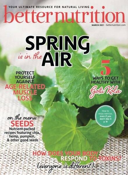 Better Nutrition – March 2021 Cover