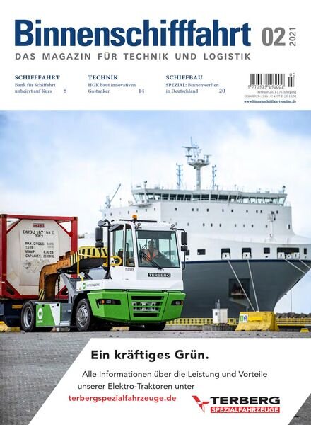 Binnenschifffahrt – Februar 2021 Cover