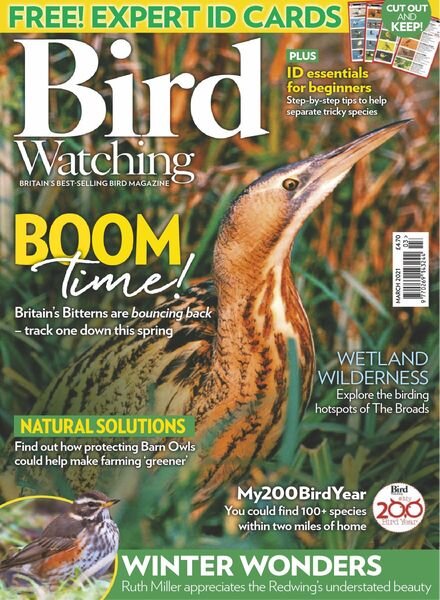 Bird Watching UK – March 2021 Cover