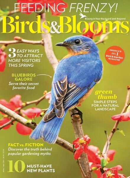 Birds & Blooms – April-May 2021 Cover