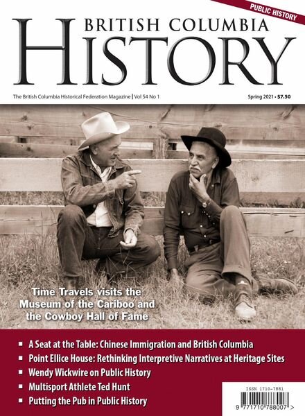British Columbia History – March 2021 Cover
