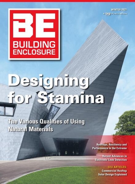 Building Enclosure – Winter 2021 Cover