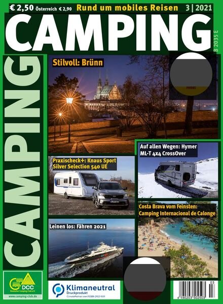 Camping Germany – Marz 2021 Cover