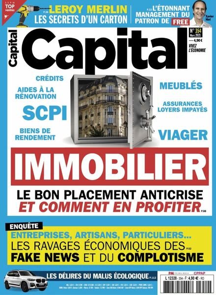 Capital France – Mars 2021 Cover