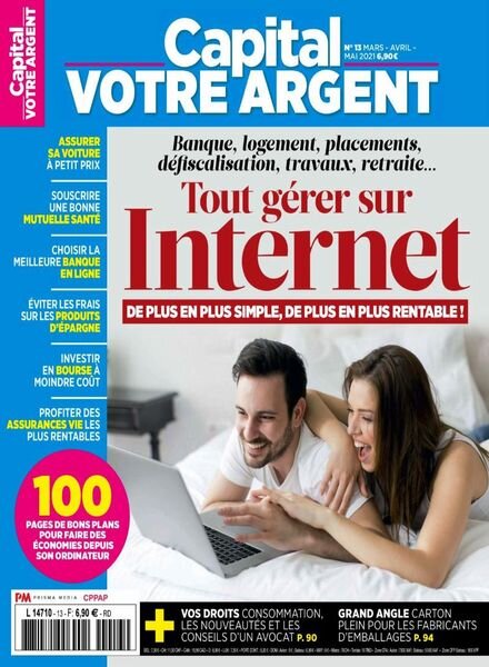 Capital Votre Argent – Mars-Mai 2021 Cover