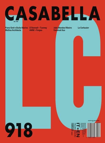 Casabella – febbraio 2021 Cover
