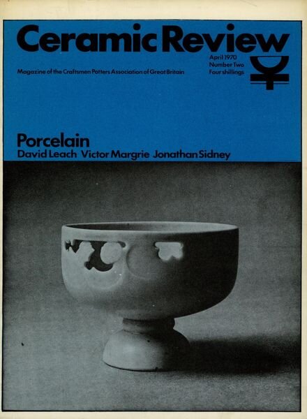 Ceramic Review – April 1970 Cover