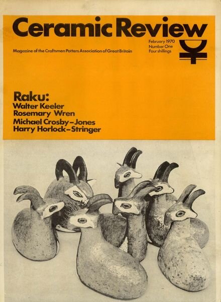 Ceramic Review – February 1970 Cover