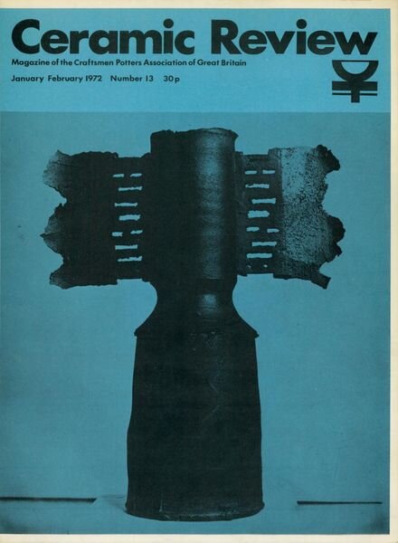 Ceramic Review – January – Febriary 1972 Cover