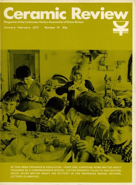 Ceramic Review – January – Febriary 1973 Cover