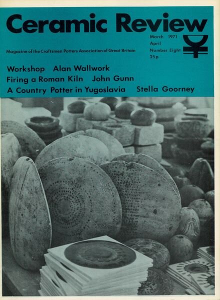 Ceramic Review – March – April 1971 Cover