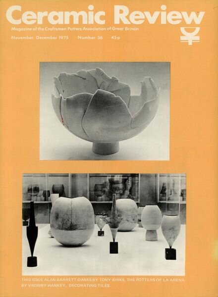 Ceramic Review – November – December 1975 Cover